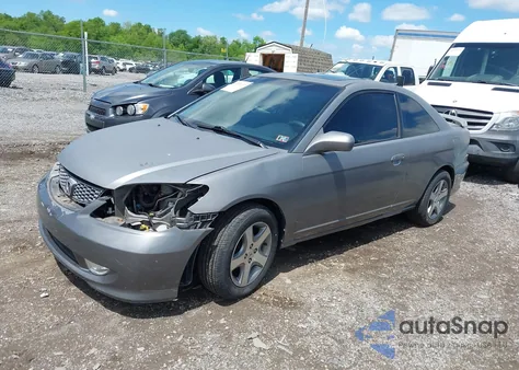 2004 Honda Civic Ex from USA, damaged, VIN 1HGEM21914L011579